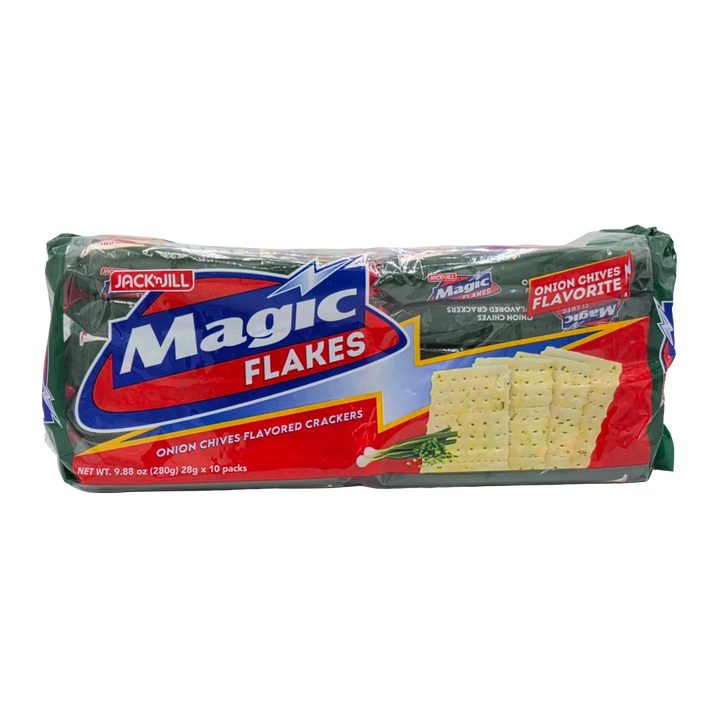Jack 'n Jill Magic Flakes Onion & Chives Flavored Crackers - 28gx10 - 280g