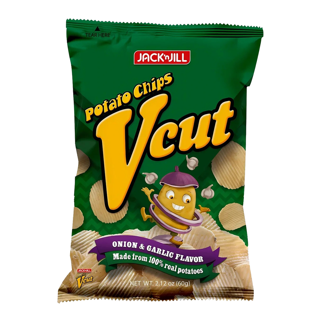Jack 'n Jill V Cut Potato Chips Onion & Garlic Flavor - 2.12oz