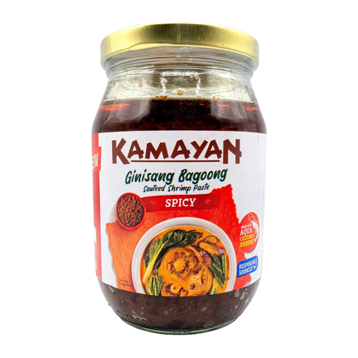 Kamayan Ginisang Bagoong Sautéed Shrimp Paste Spicy - 500g on a transparent background