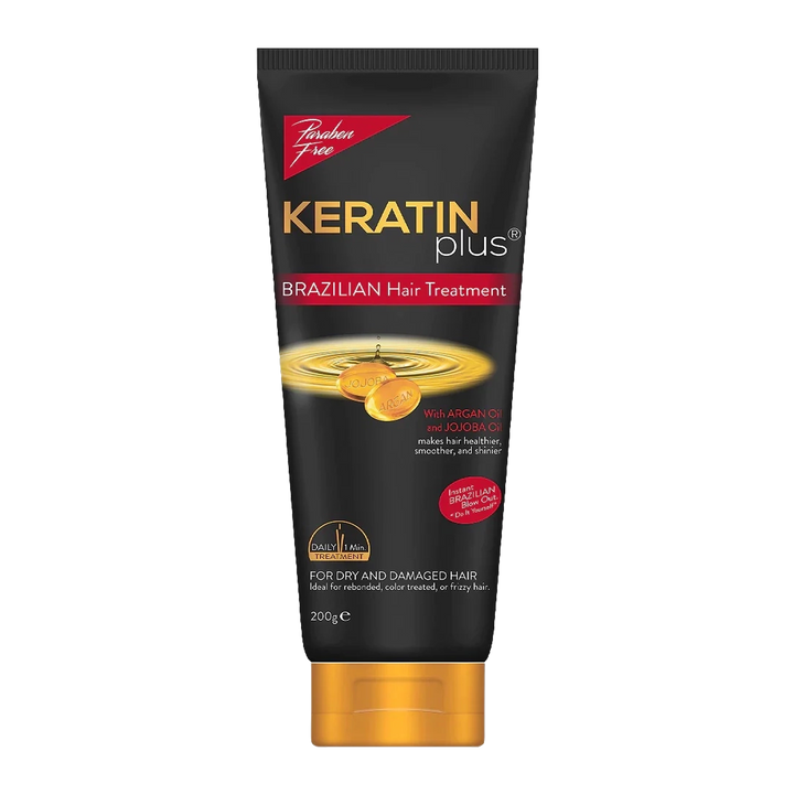 Keratin Plus Brazilian Hair Treatment w/ Argan & Jojoba Oil - 200g