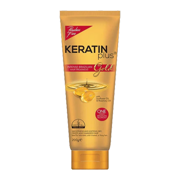 Keratin Plus Gold Intense Brazilian Hair Treatment