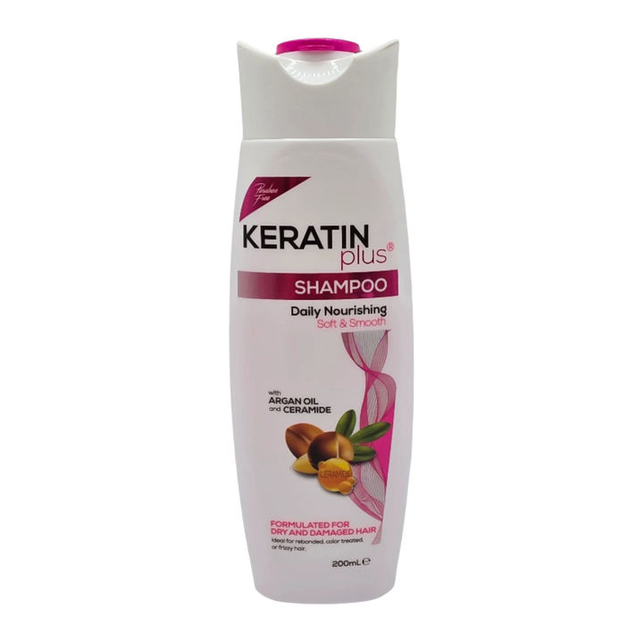 Keratin Plus Shampoo Daily Nourishing (Pink) - 200ml