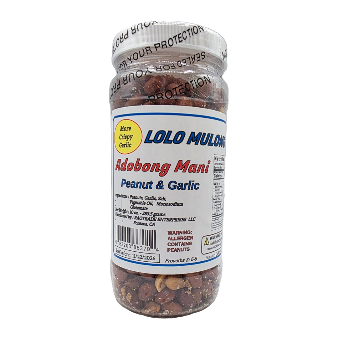 Lolo Mulong's Adobong Mani w/ Garlic - 10oz