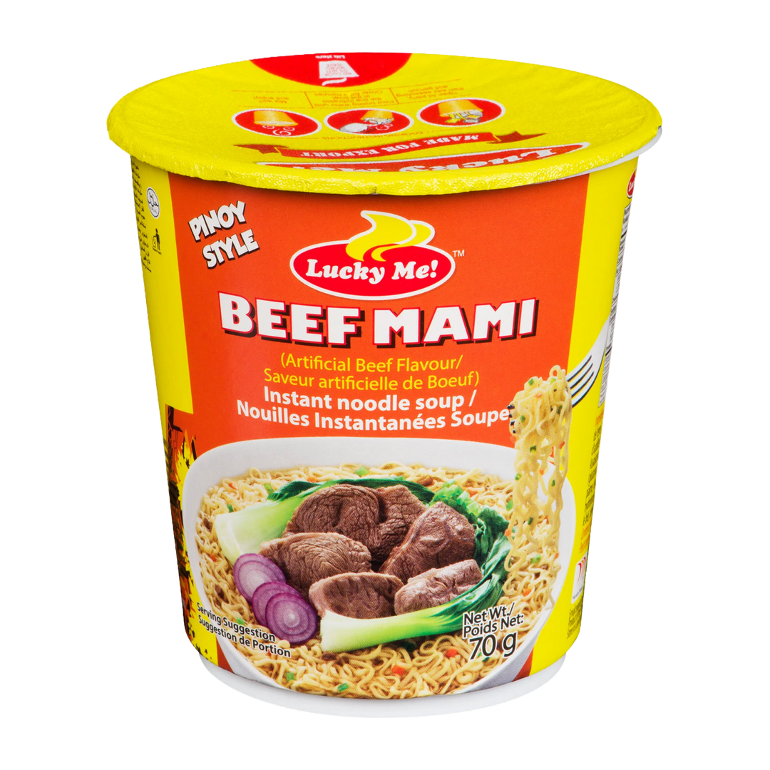 Lucky Me Beef Mami Instant Oriental Noodle Soup  - 70g