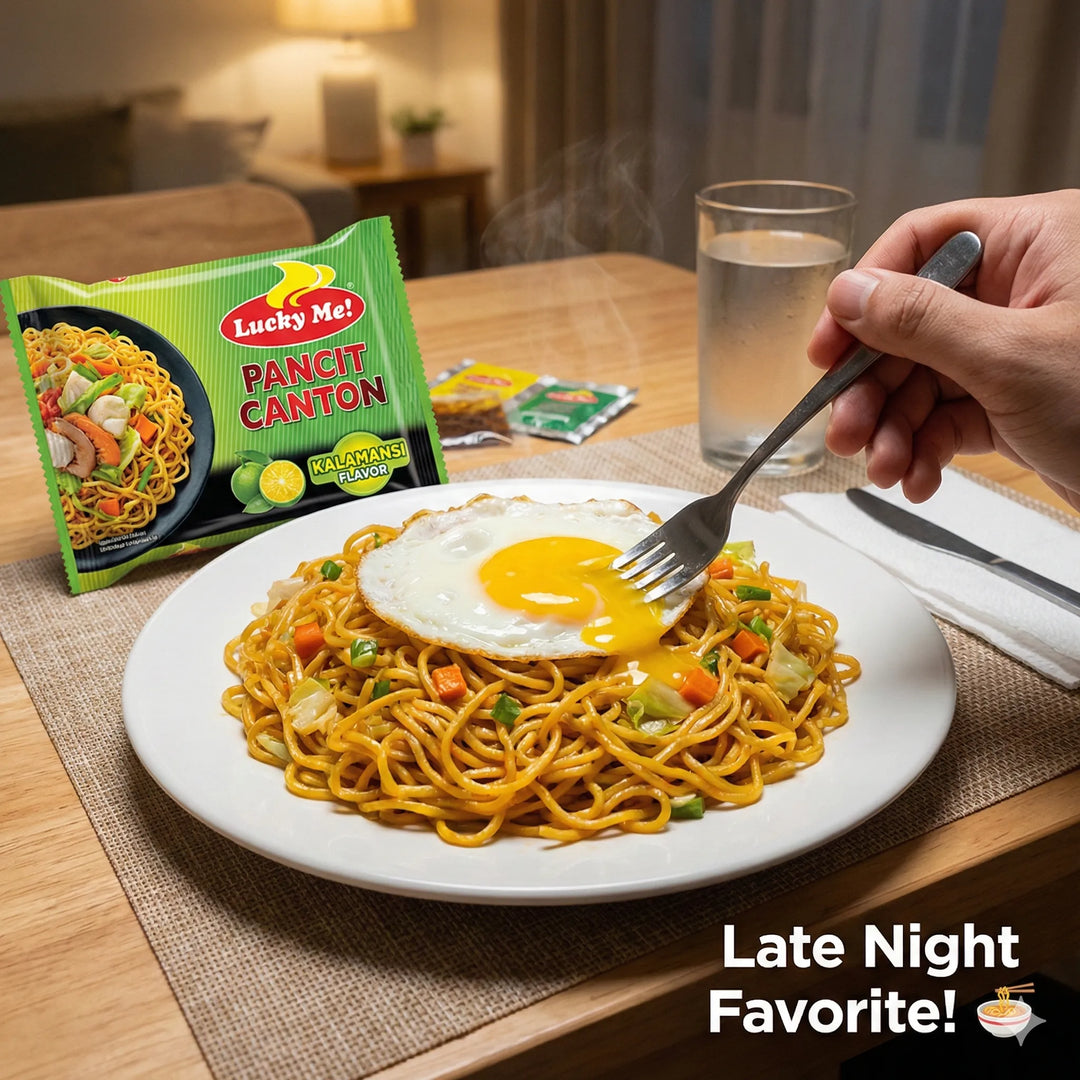 Lucky Me Pancit Canton Calamansi Flavor - 80g
