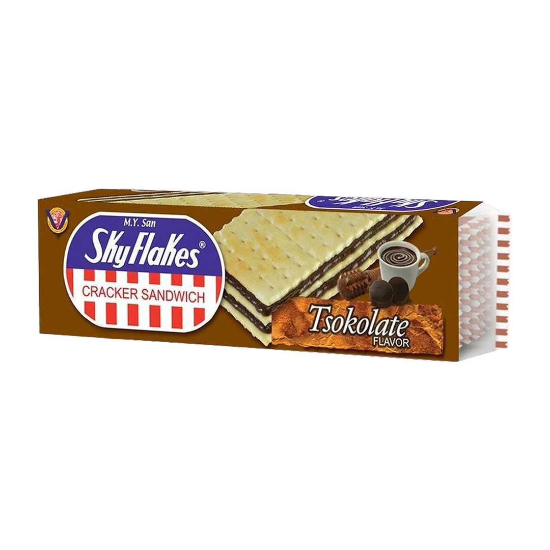 M.Y San Sky Flakes Sandwich Chocolate Flavor - 10x30g