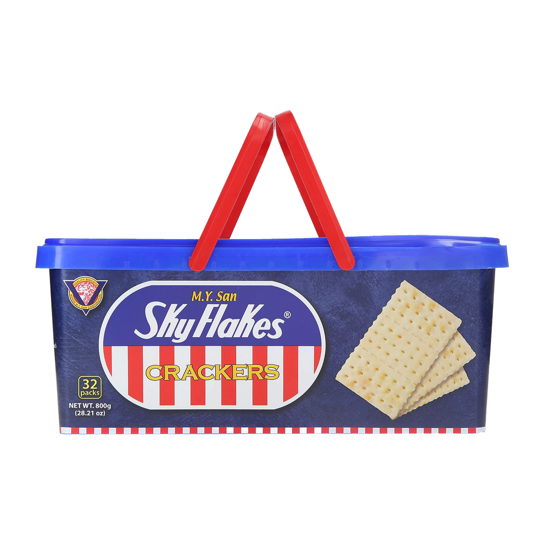 M.Y. San - SkyFlakes Crackers in Plastic Tub - 800g