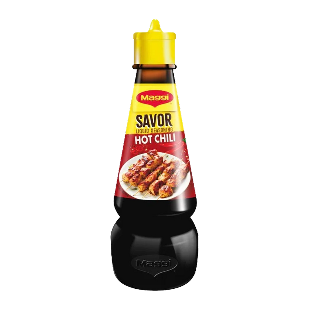 Maggi Savor Hot Chili Liquid Seasoning - 130ml