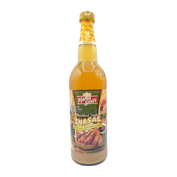 Bottle of Mama Sita's Barbecued Style Inasal on a transparent background