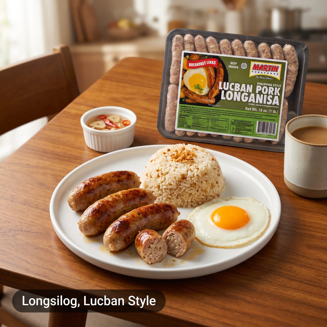 Martin Purefoods Breakfast Links Lucban Pork Longanisa - 16oz