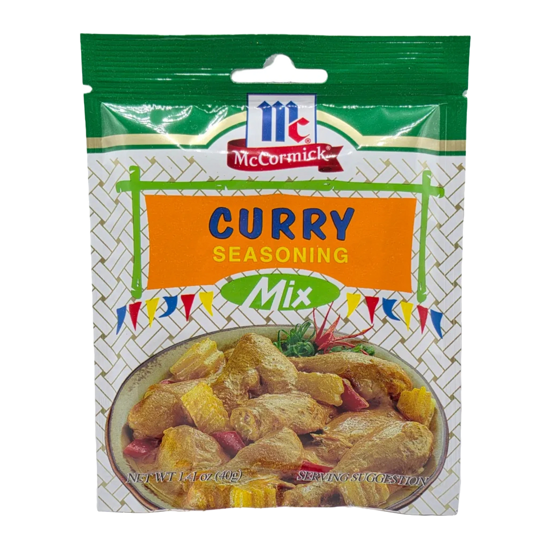 McCormick Curry Seasoning Mix - 40g on a transparent background