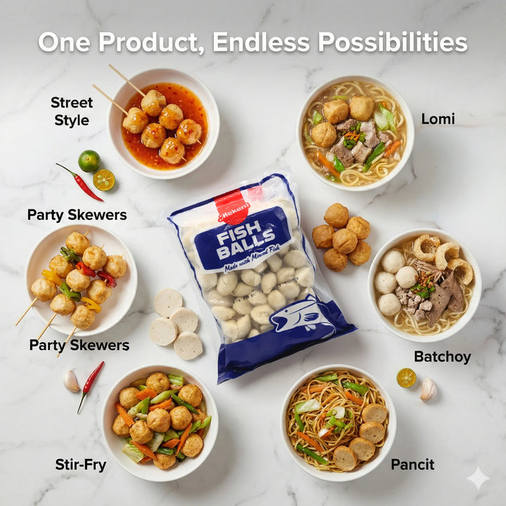 Mekeni Flat Fish Ball - 1KG