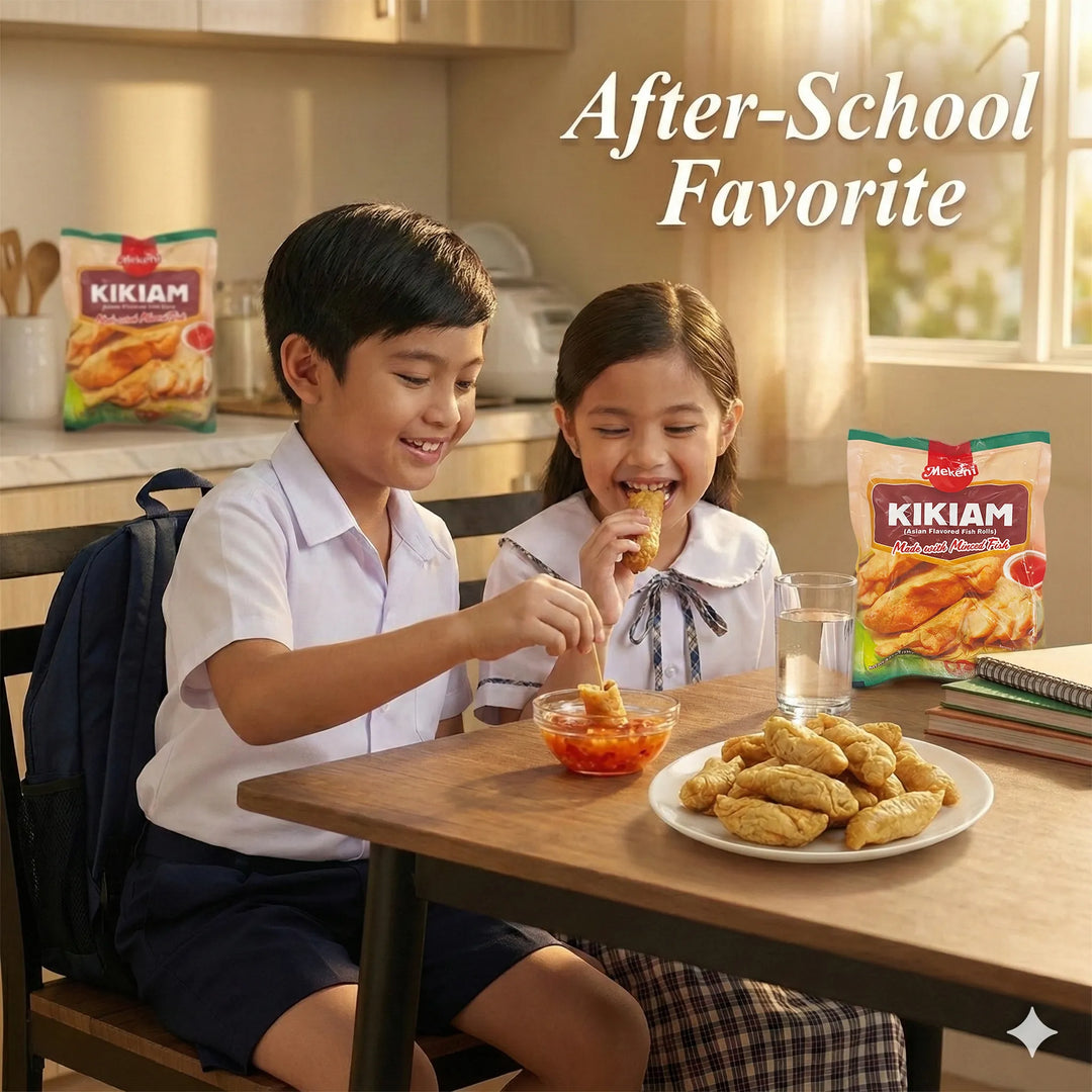 Mekeni Kikiam Asian Flavored Fish Rolls - 250g