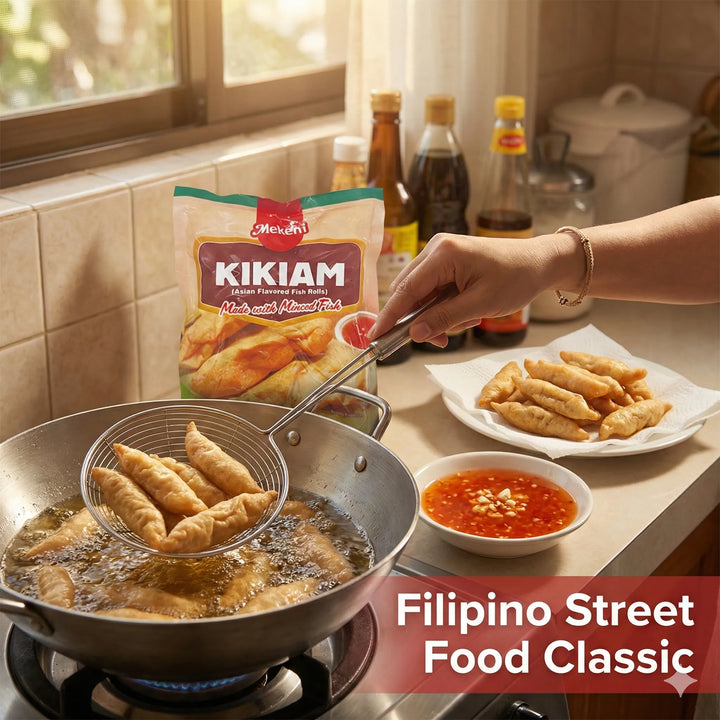 Mekeni Kikiam Asian Flavored Fish Rolls - 250g