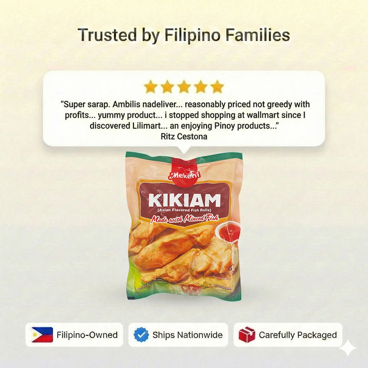 Mekeni Kikiam Asian Flavored Fish Rolls - 250g