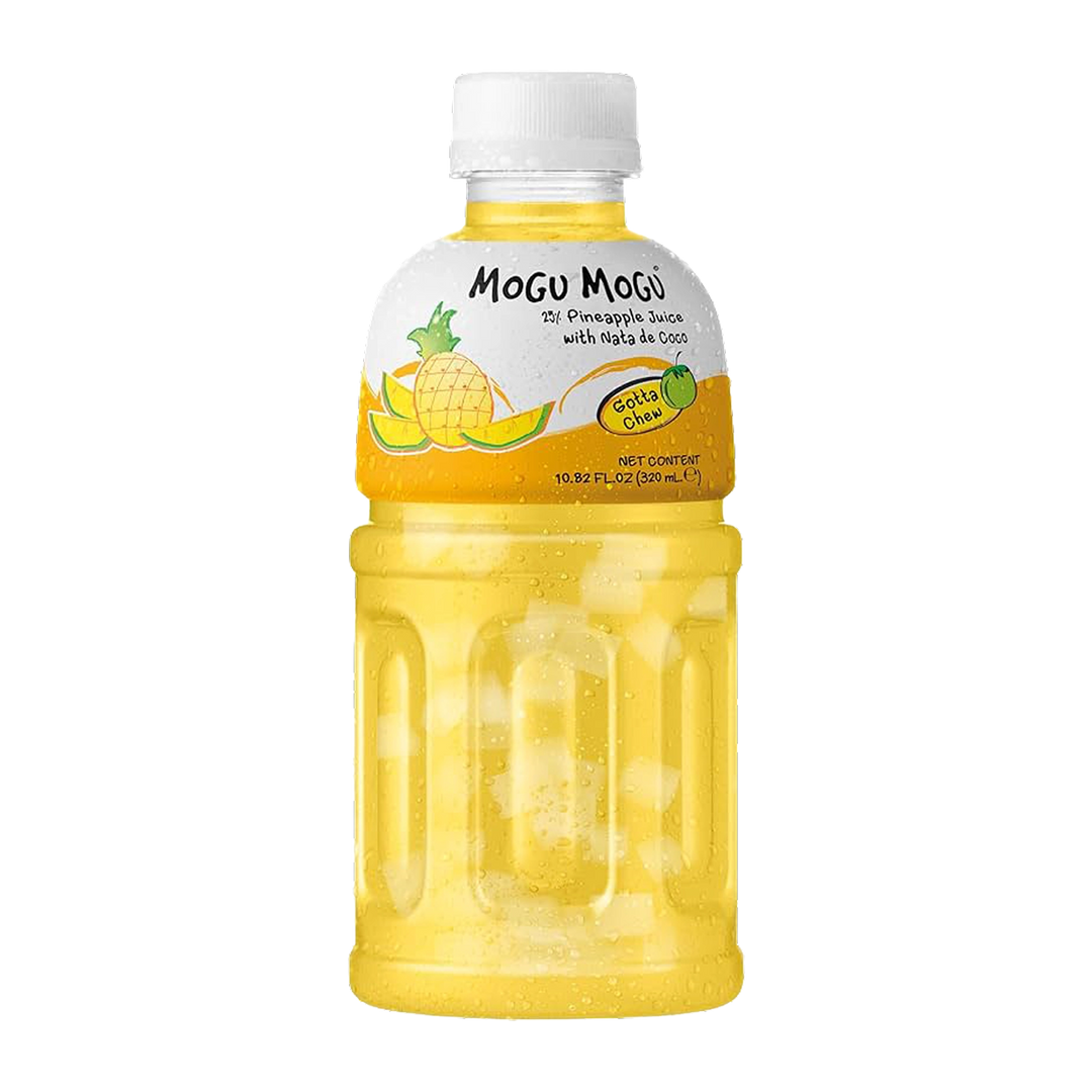 Mogu Mogu Pineapple Juice w/ Nata de Coco - 320mL
