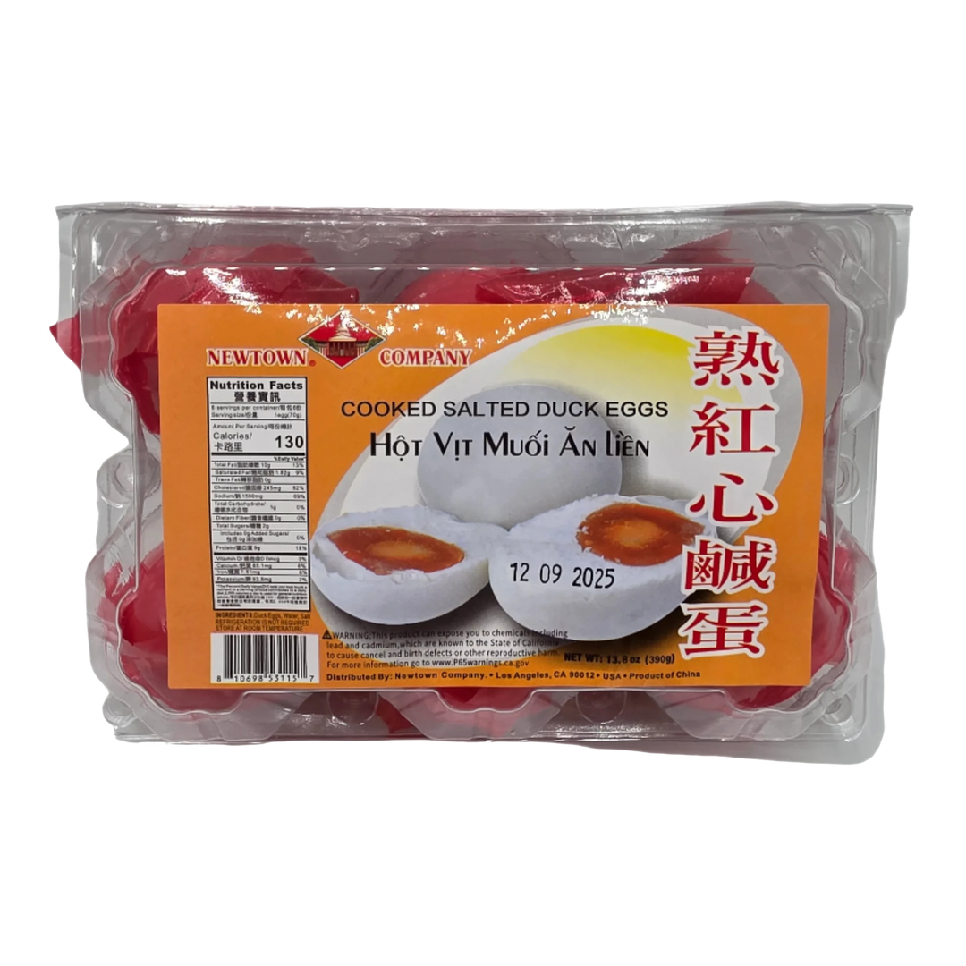 Newtown Company Cooked Salted Duck Eggs (6pcs) - 390g