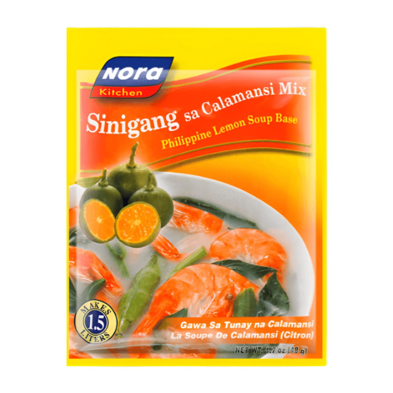 Nora Kitchen Sinigang sa Calamansi Mix - 48g on a transparent background