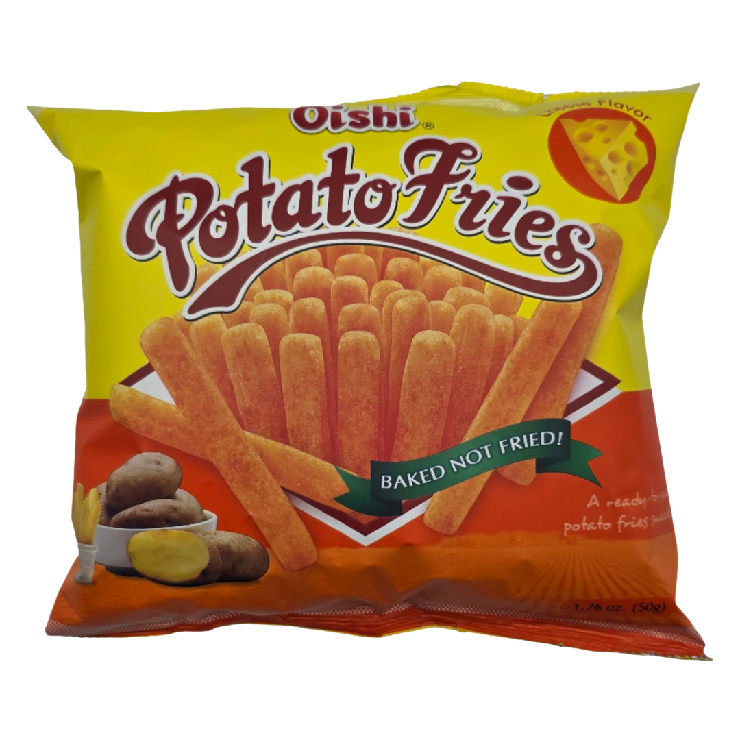 Oishi Potato Fries Cheese Flavor - 50g