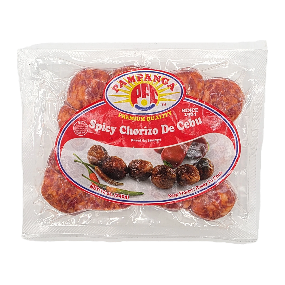 Pampanga Premium Quality (SPICY) Chorizo de Cebu - 12oz