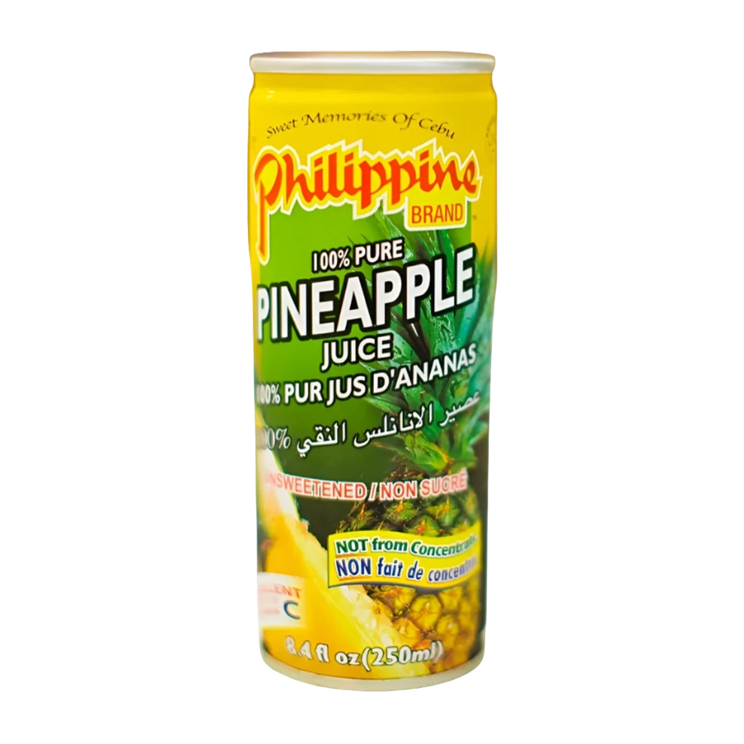 Philippine Brand 100% Pure Pineapple Juice - 250mL
