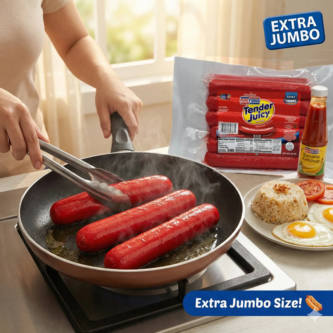 Purefoods Extra Jumbo Hotdog - Filipino Favorite | Lili Mart