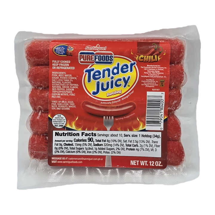 Purefoods Tender Juicy Hotdog Chili - 12 oz