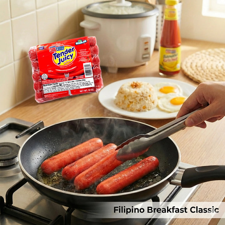 Purefoods Tender Juicy Hotdog Regular - 12 oz