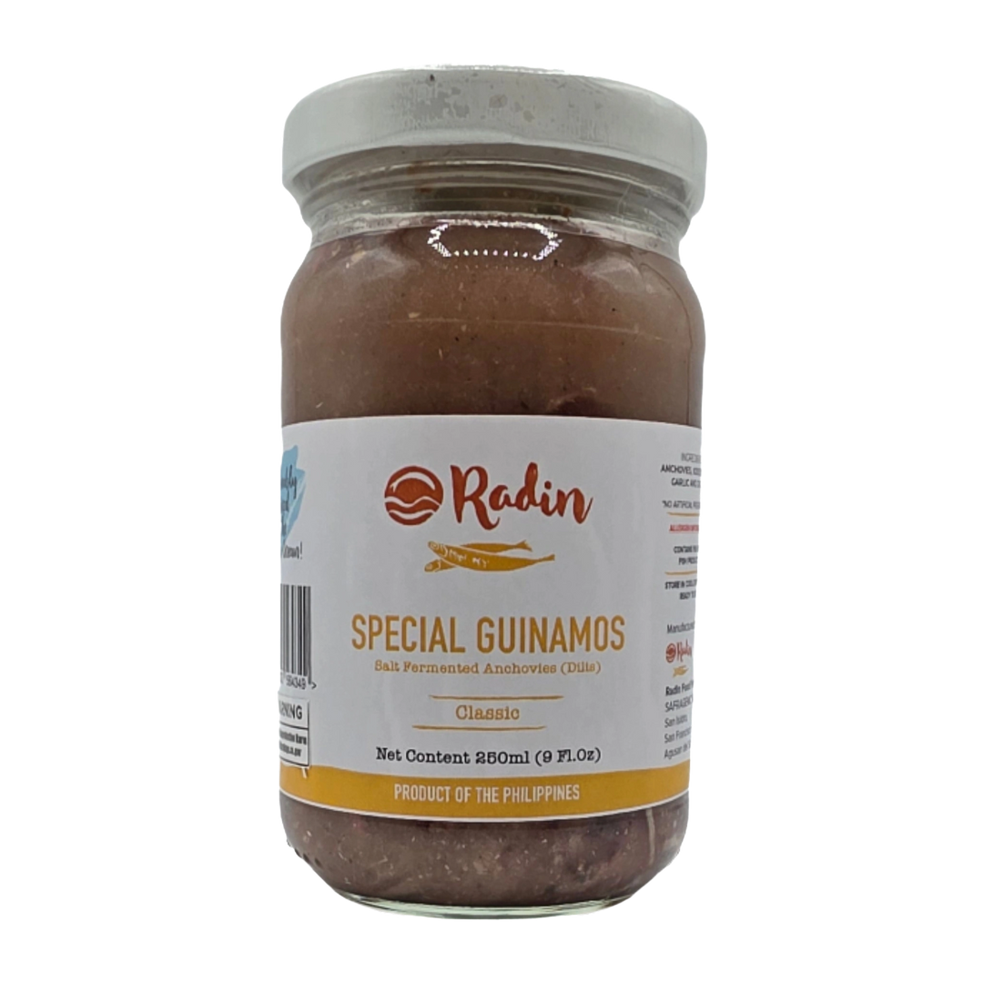 Radin Special Guinamos Classic Salt Fermented Anchovies (Dilis) - 250ml