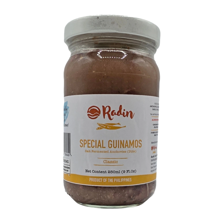 Radin Special Guinamos Classic Salt Fermented Anchovies (Dilis) - 250ml