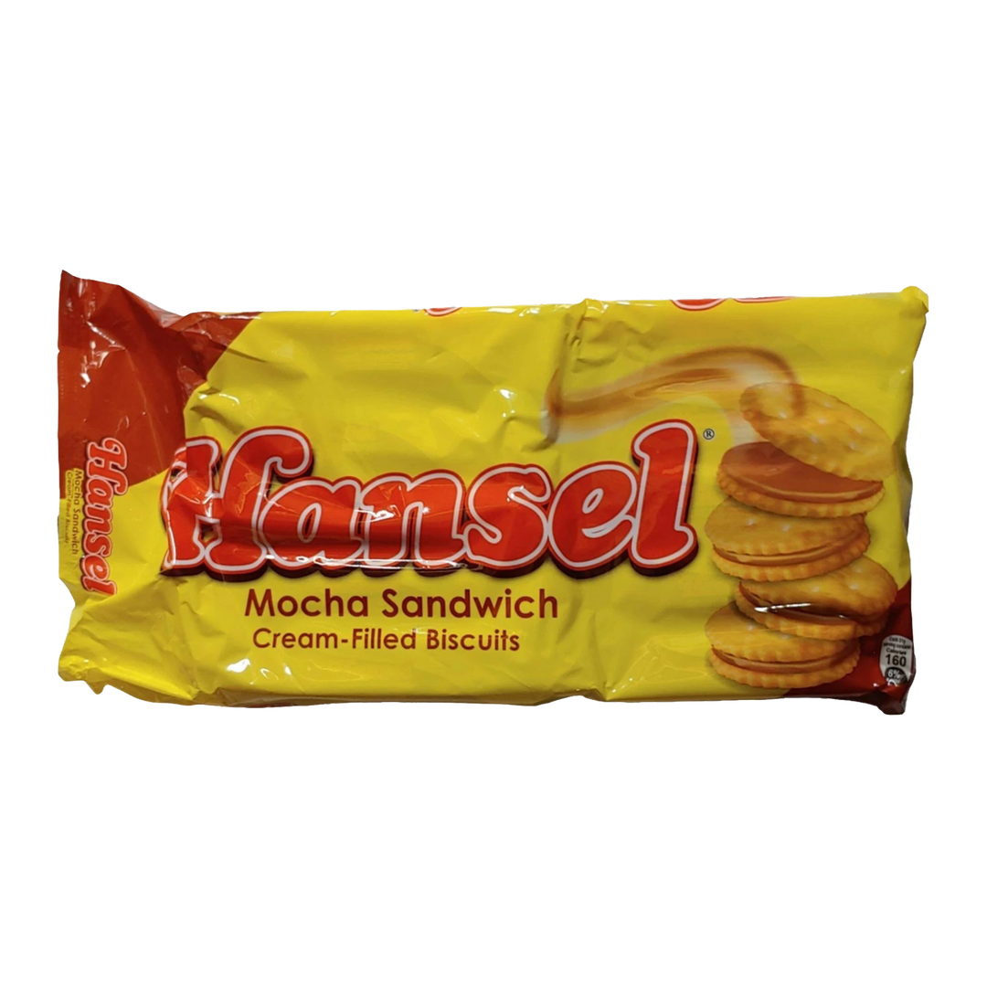 Rebisco Hansel Mocha Sandwich Cream-Filled Biscuits 10 Pack - 10x32g