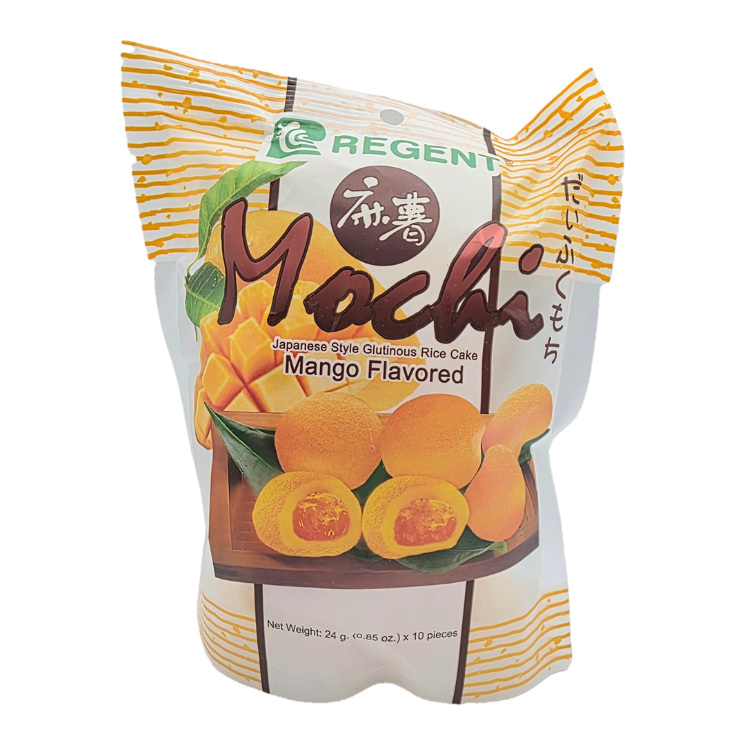 Regent Mochi Japanese Style Glutinous Rice Cake Mango Flavored (10pcs) - 40g
