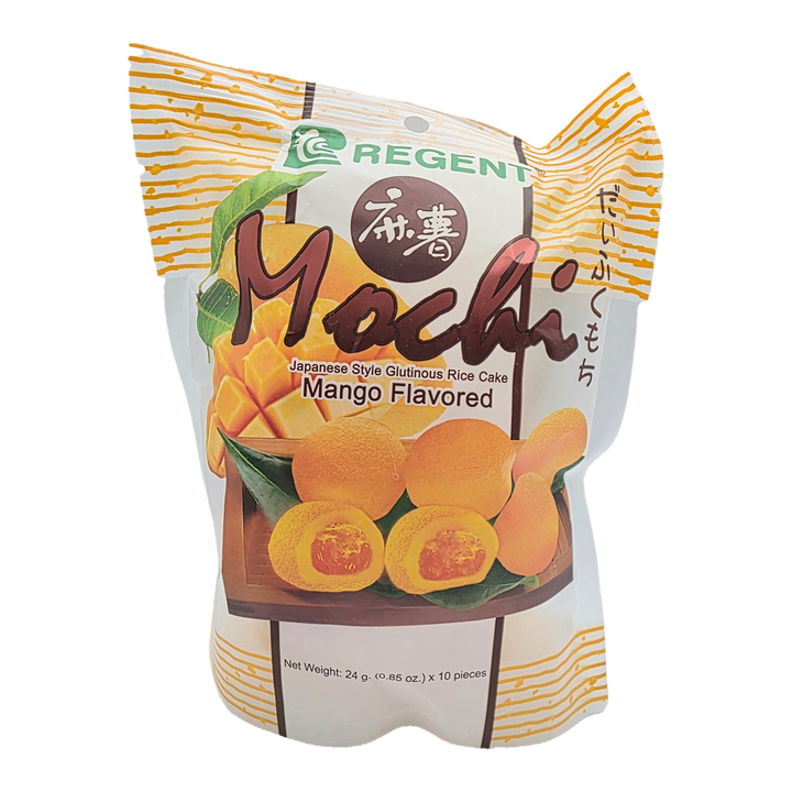 Regent Mochi Japanese Style Glutinous Rice Cake Mango Flavored (10pcs) - 40g
