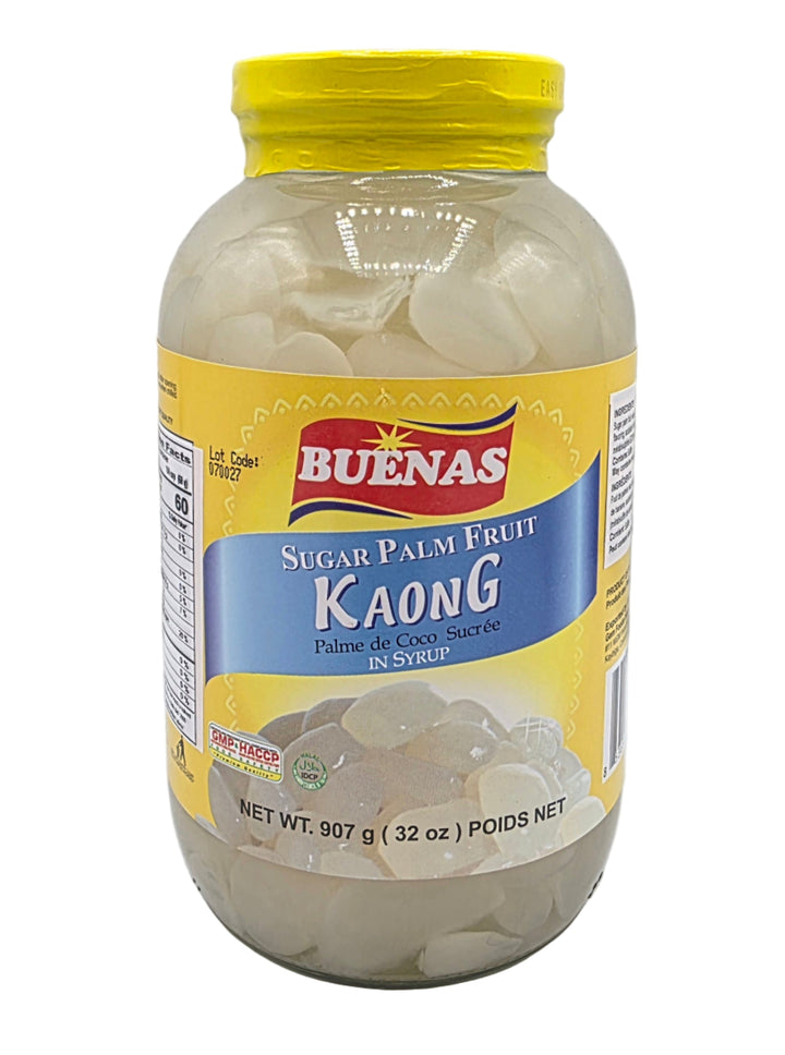 Buenas Sugar Palm Fruit (Kaong) in Syrup - 32oz