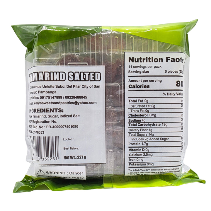 Emy's Tamarind Salted - 227g