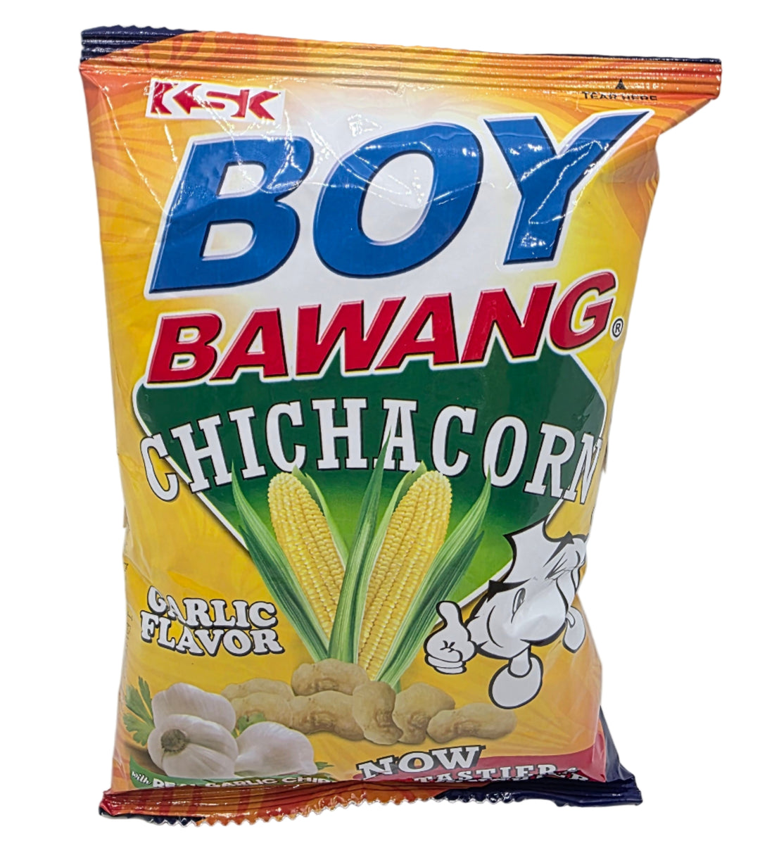 Boy Bawang Chichacorn Garlic Flavor - 100g