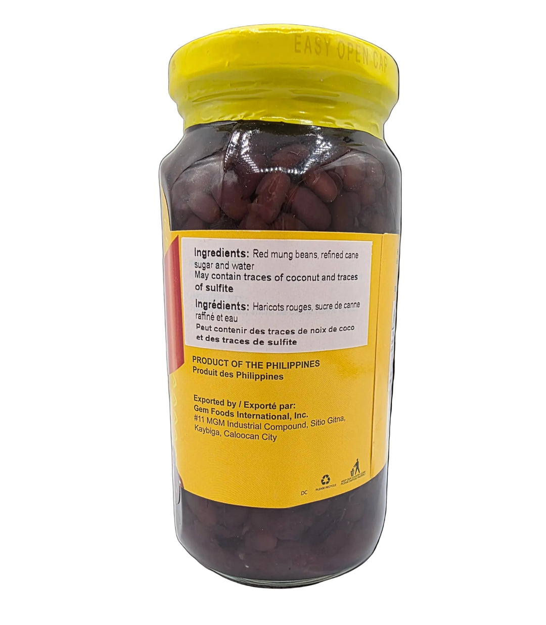 Buenas Red Mung Beans Munggo - 12oz