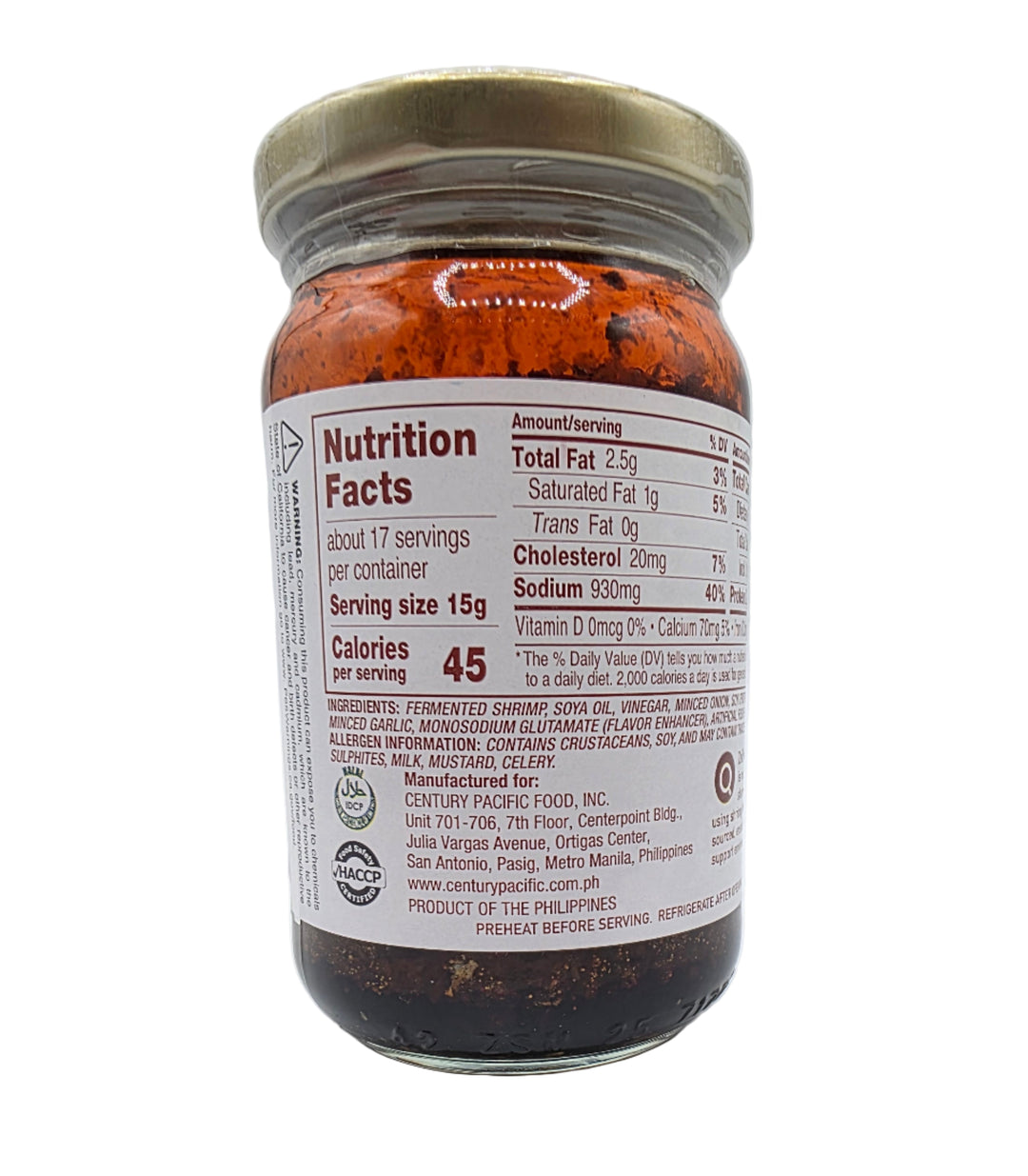 Kamayan - Sautéed Shrimp Paste Ginisang Bagoong (REGULAR)- 8.8oz