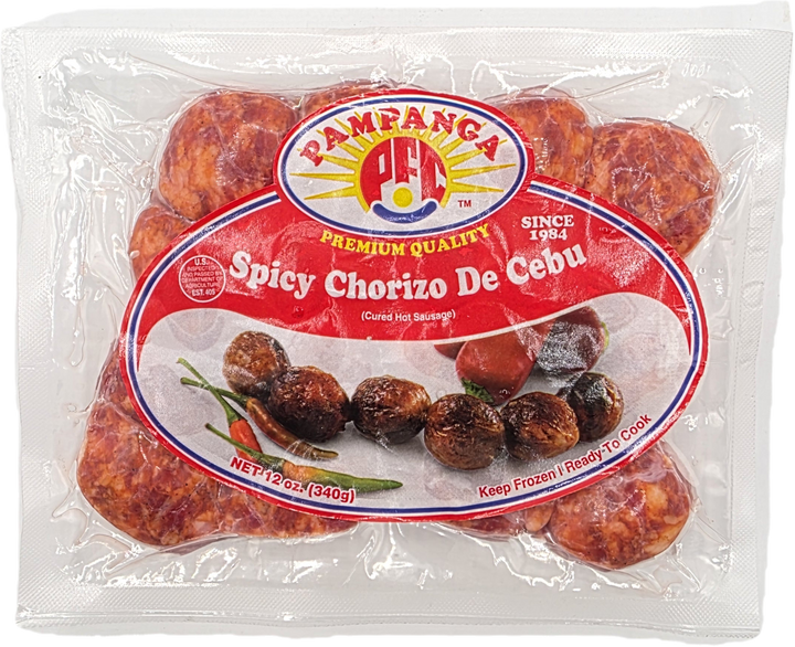 Pampanga Premium Quality (SPICY) Chorizo de Cebu - 12oz