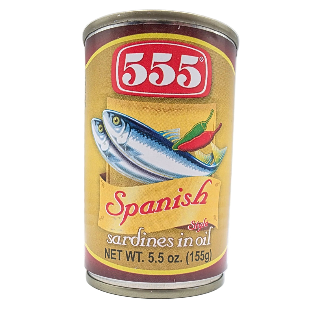 555 Spanish Style in Sardines in Oil - 5.5oz