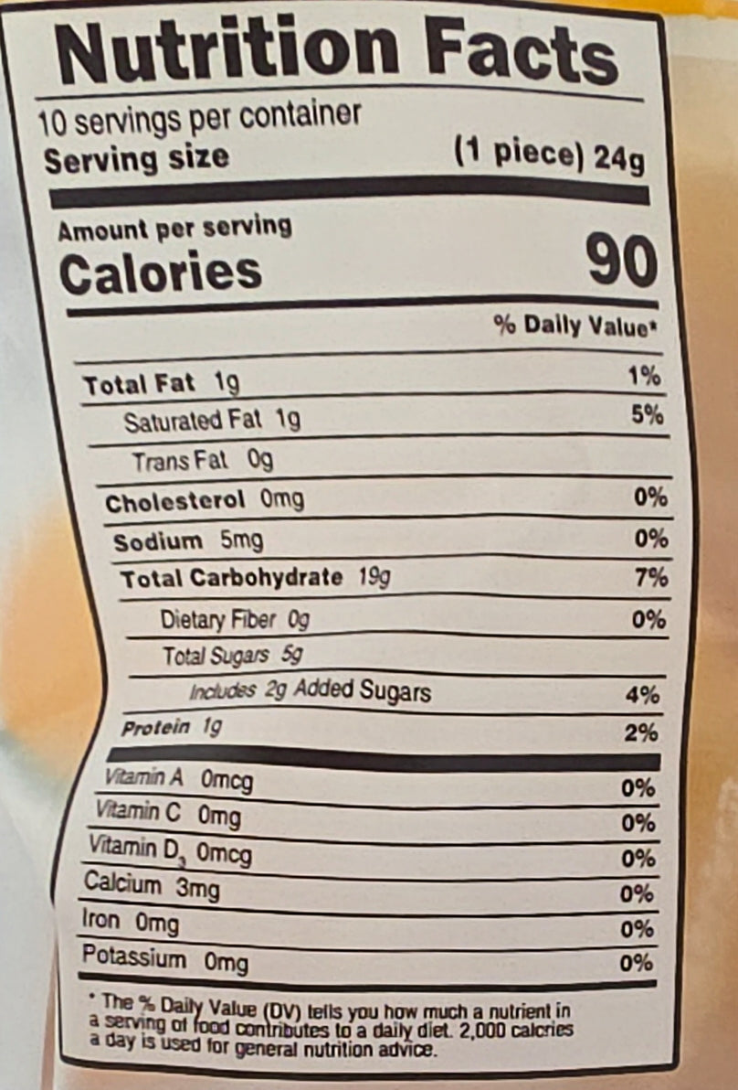 Regent Mochi Japanese Style Glutinous Rice Cake Mango Flavored (10pcs) - 40g