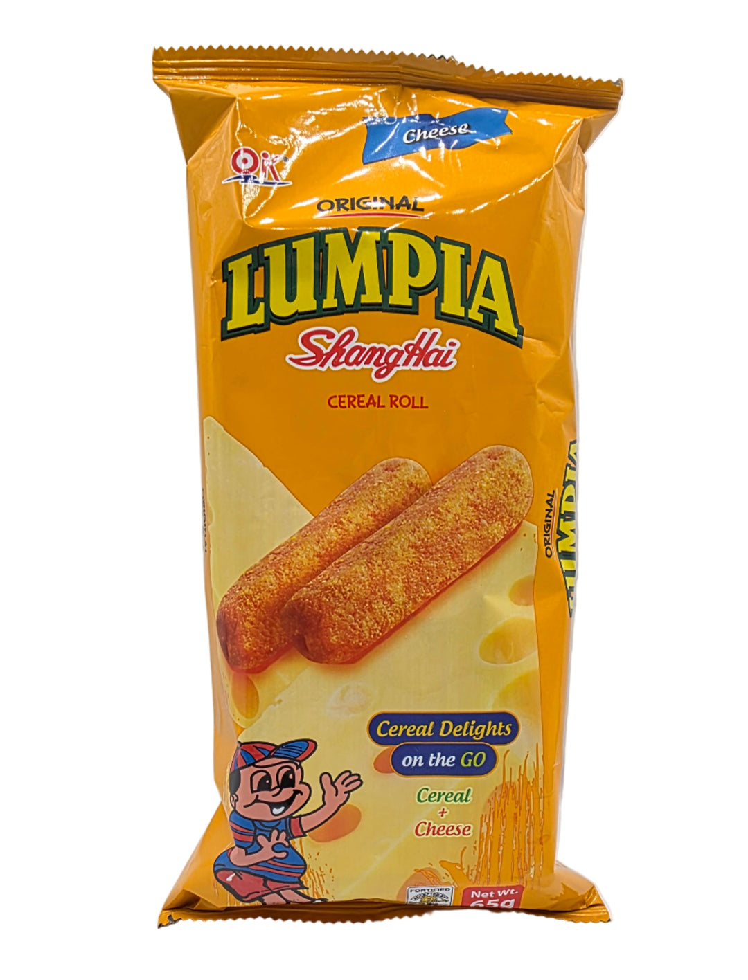 OK! Original Lumpia Shanghai Cereal Roll Cheese Flavor - 65g