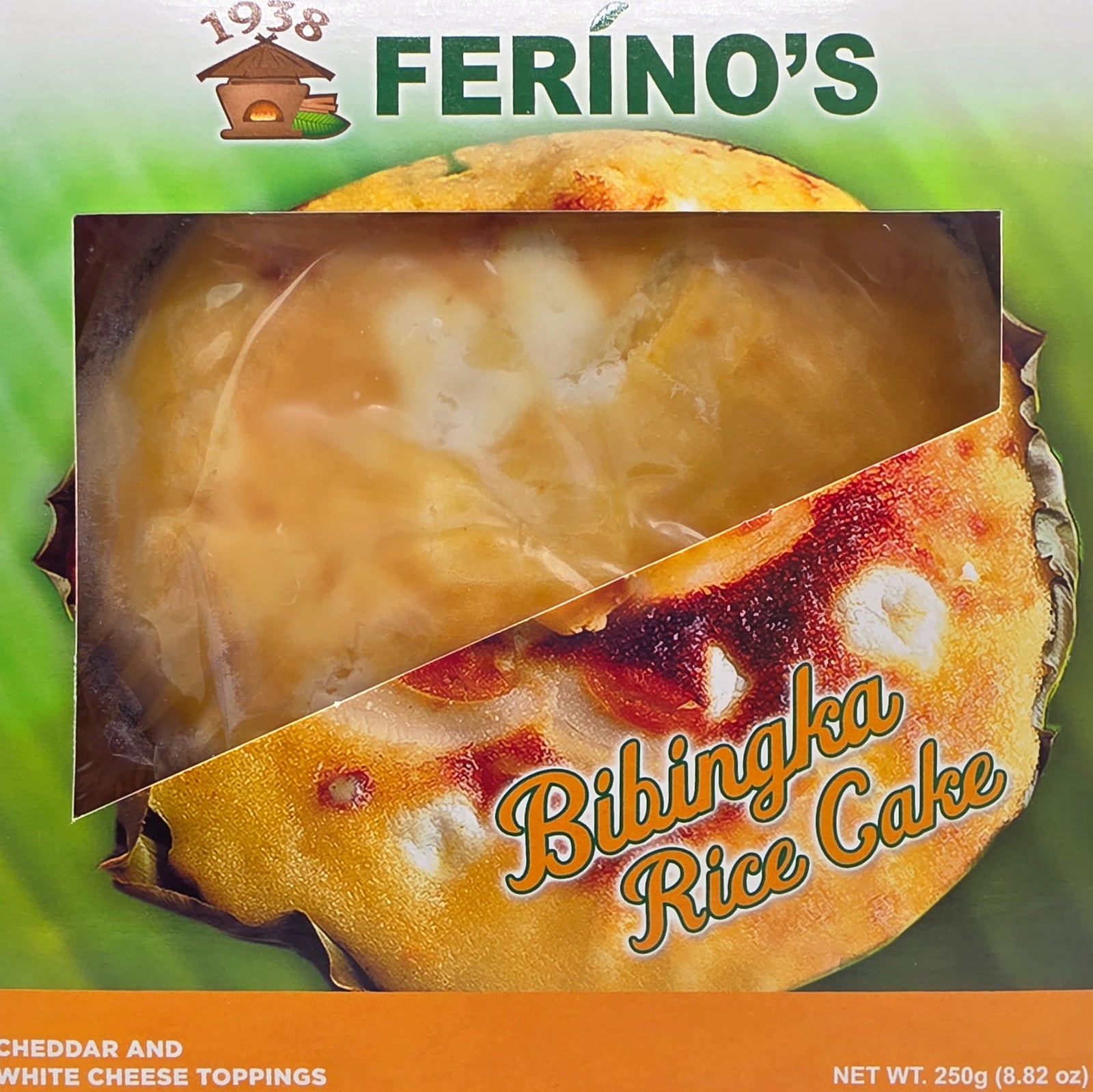 Ferino's Bibingka Rice Cake Cheddar & White Cheese Toppings Image - 250g