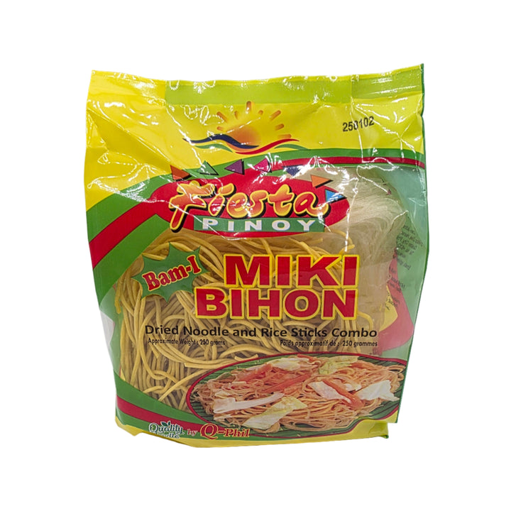 Fiesta Pinoy Miki Bihon Dried Noodle and Ric Sticks Combo - 250g