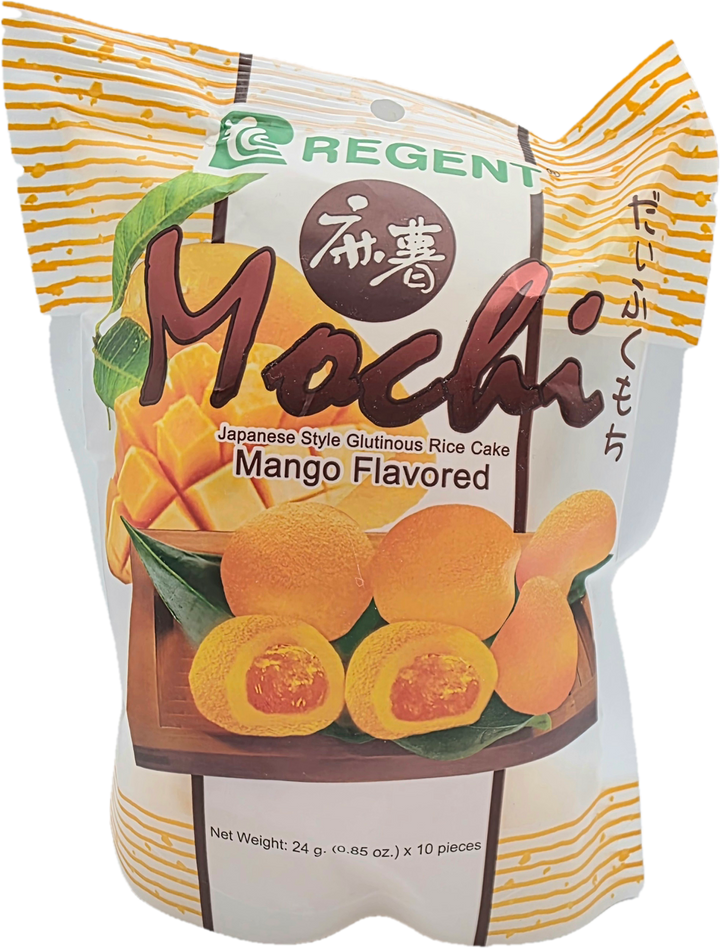 Regent Mochi Japanese Style Glutinous Rice Cake Mango Flavored (10pcs) - 40g