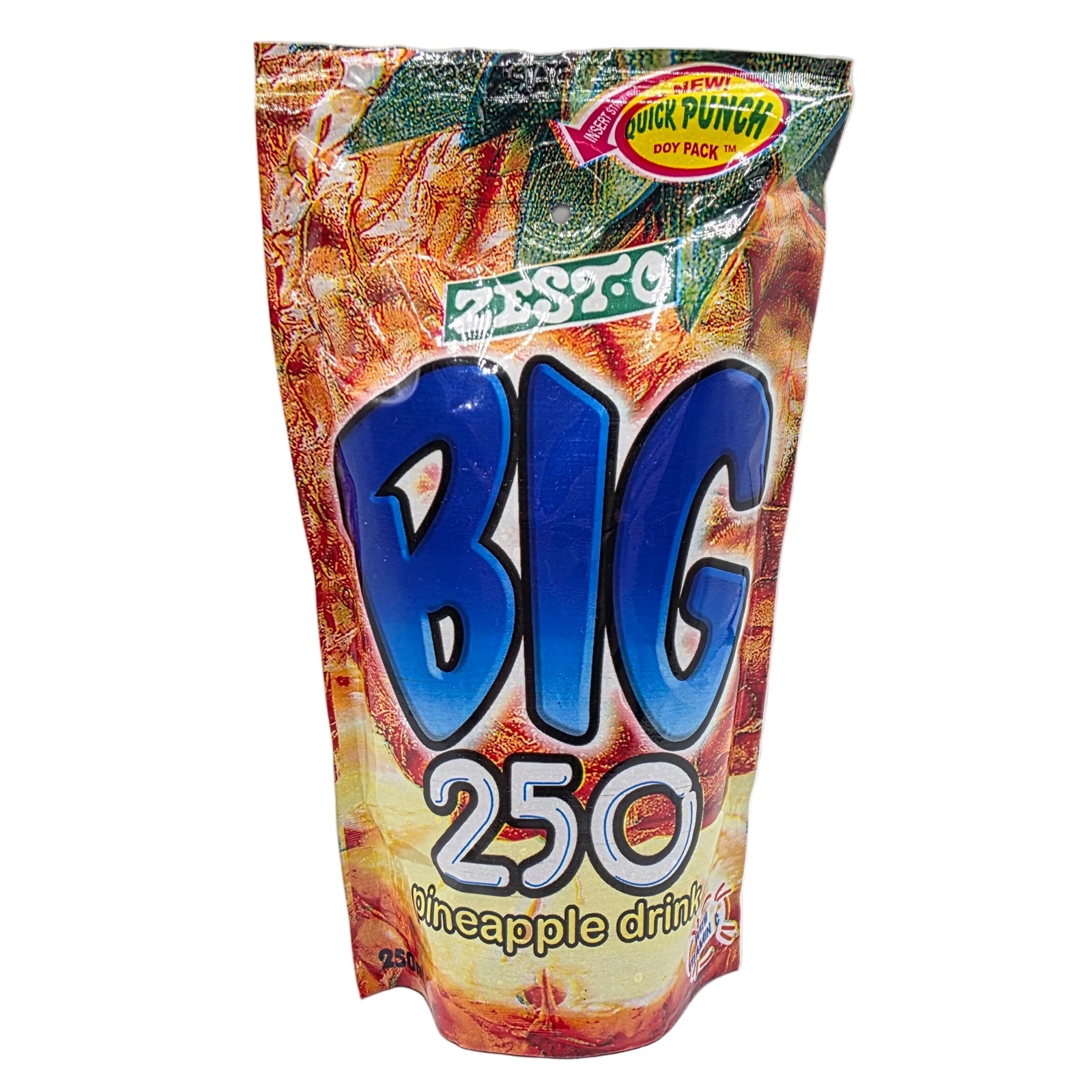Bag of Big 250 chips on a white background