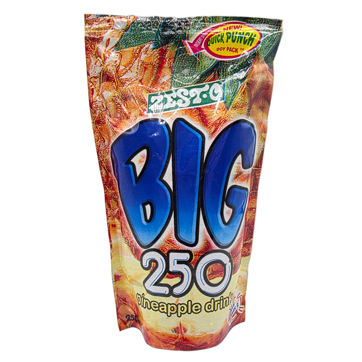 Bag of Big 250 chips on a white background