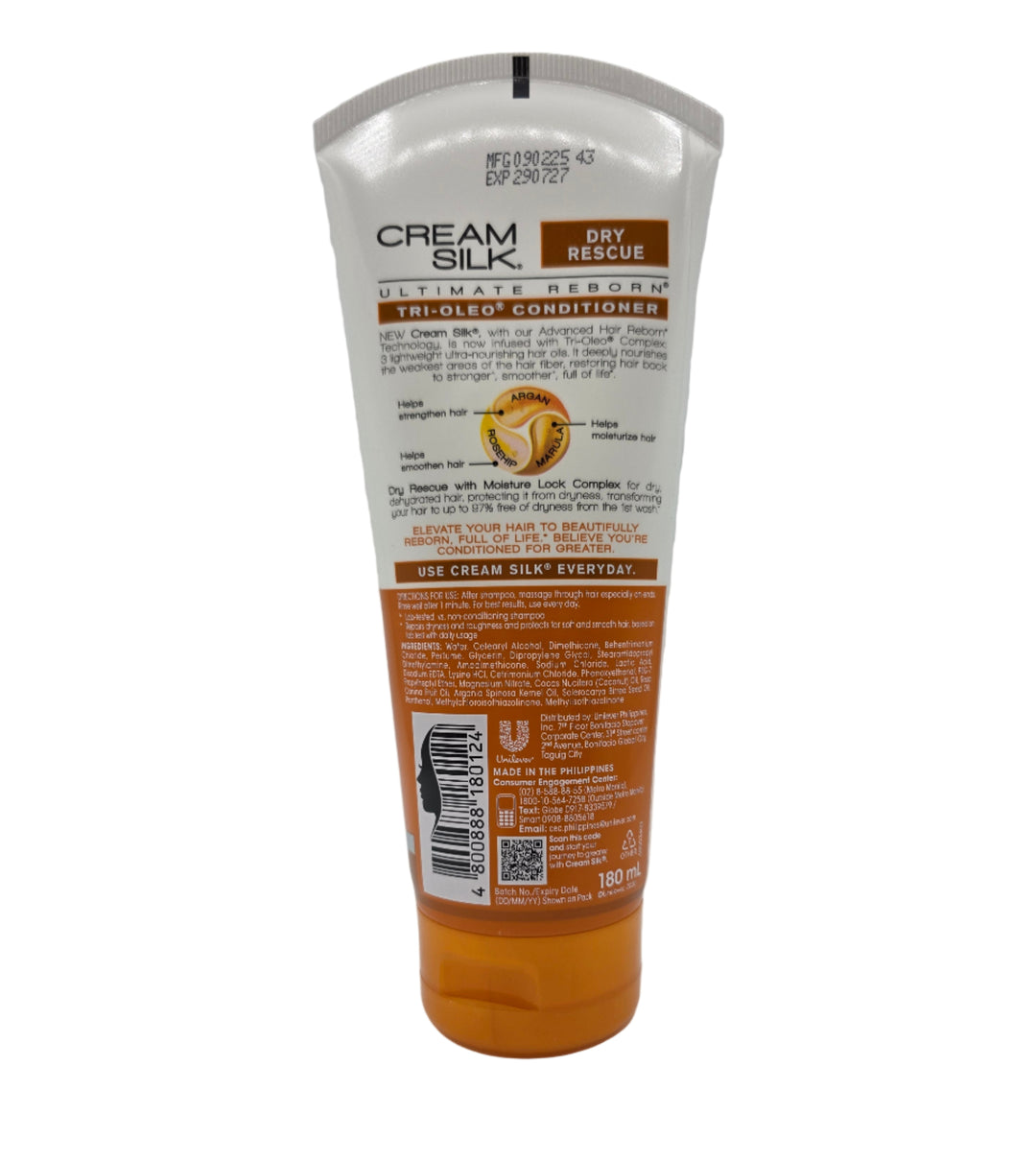 Cream Silk Ultimae Reborn Dry Rescue (Orange) - 180mL