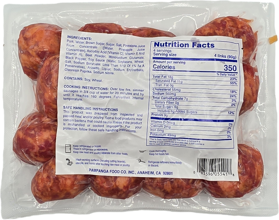 Pampanga Brand Chorizo de Cebu - 12oz