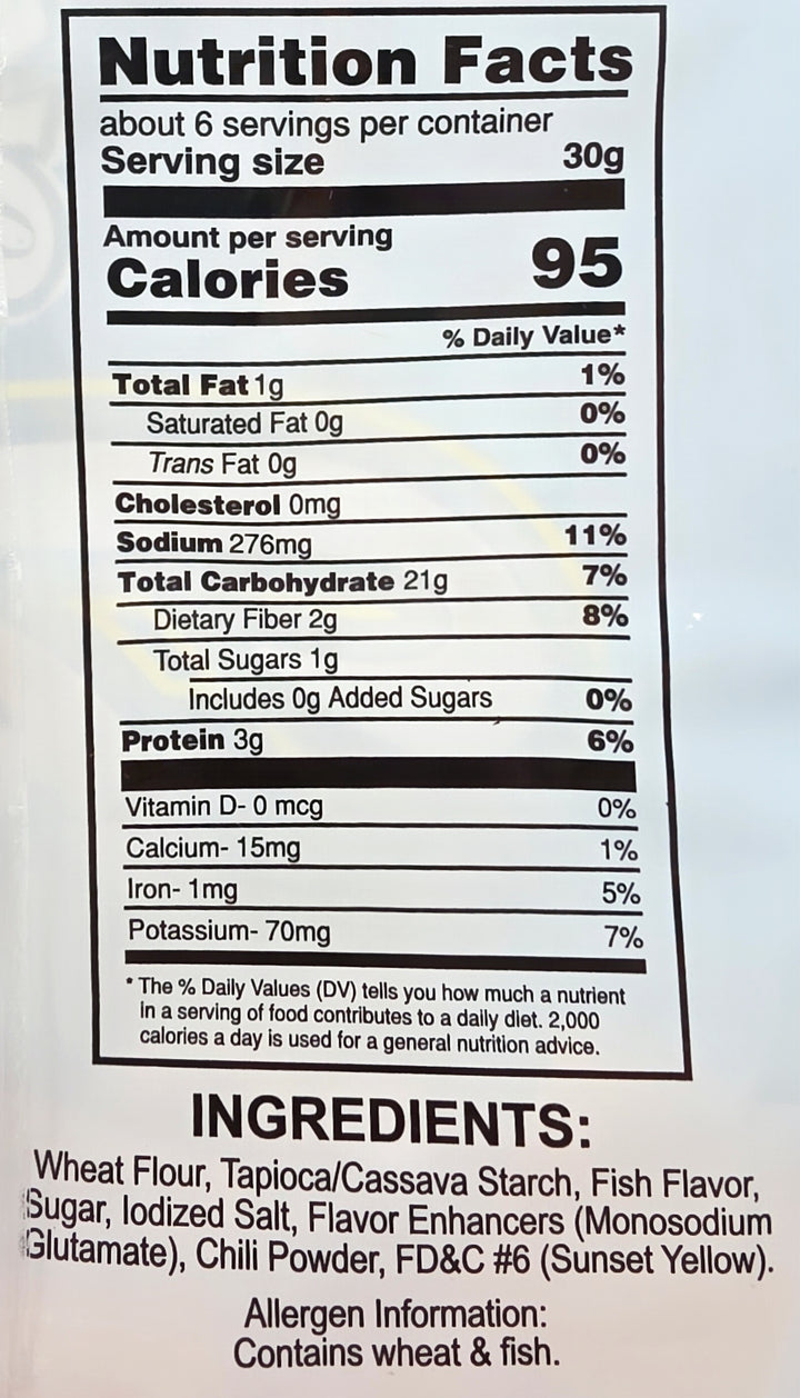 Santory Crackers Fish Flavored Chip (Ready to Fry) - 200g